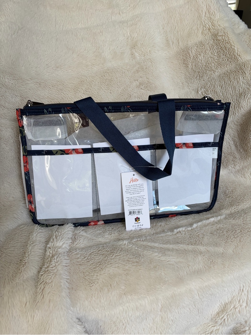 NWT Lug Catcher Tote Bag in Aloha Navy